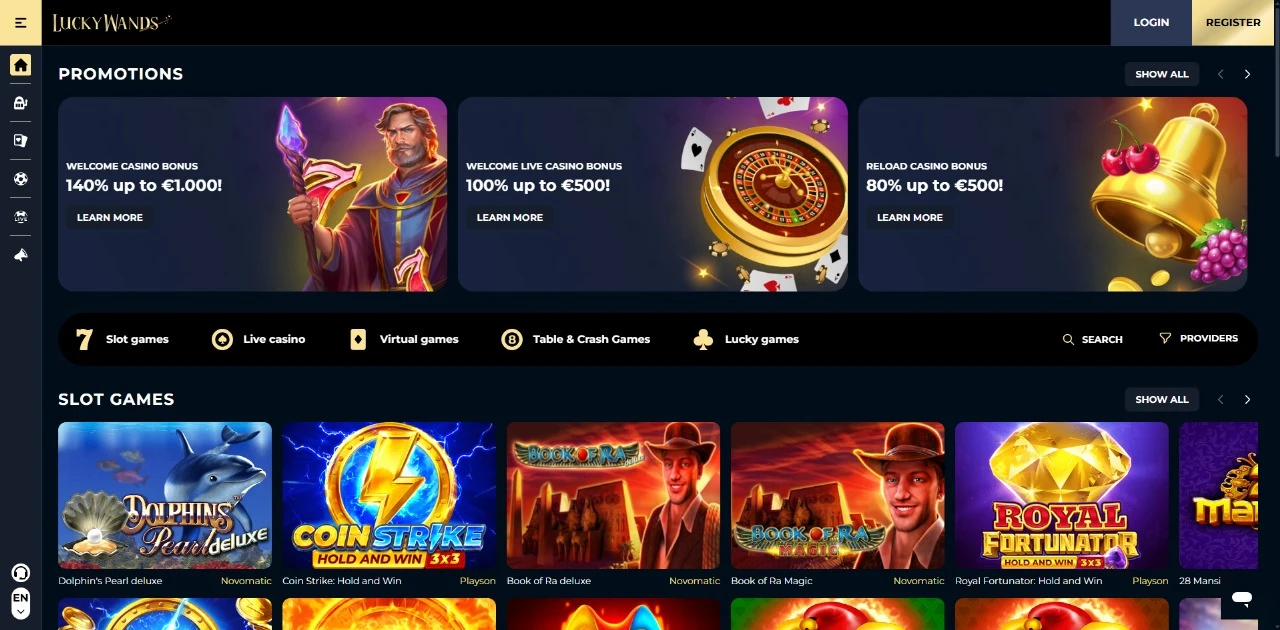 LuckyWands Casino Non Aams